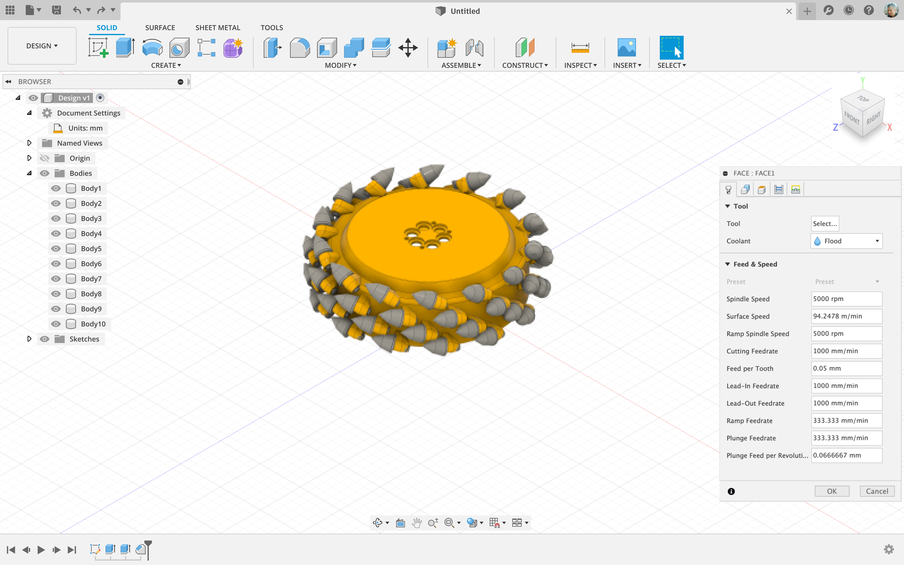 Original Fusion desktop interface showing the complex, dense UI optimized only for mouse and keyboard interactions