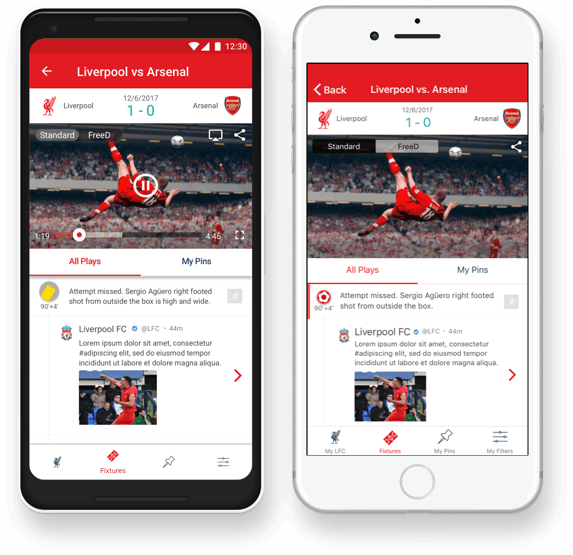 Intel LFC Android and iOS app final design